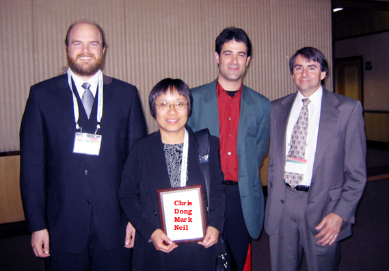 Chris, Dong, Mark, Neil in Dalian, China