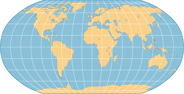 Robinson projection of World